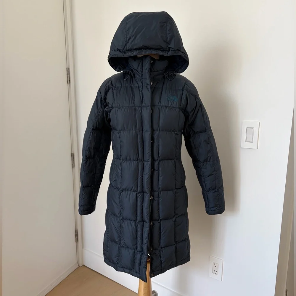 North Face Women's Metropolis Puffer Coat blue - Picture 1 of 8